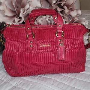 Coach Ashley Raspberry NWT
